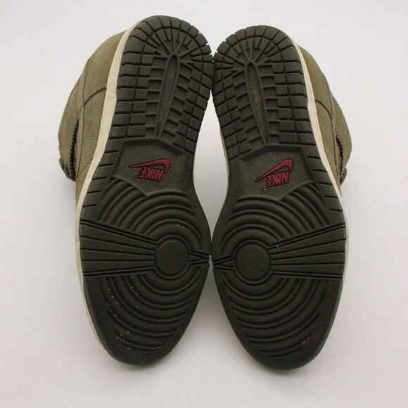 Nike Dunk Sky Women's Size 7 Hi Hidden Wedge Olive Green Sneakers 528899-200 - Picture 7 of 9